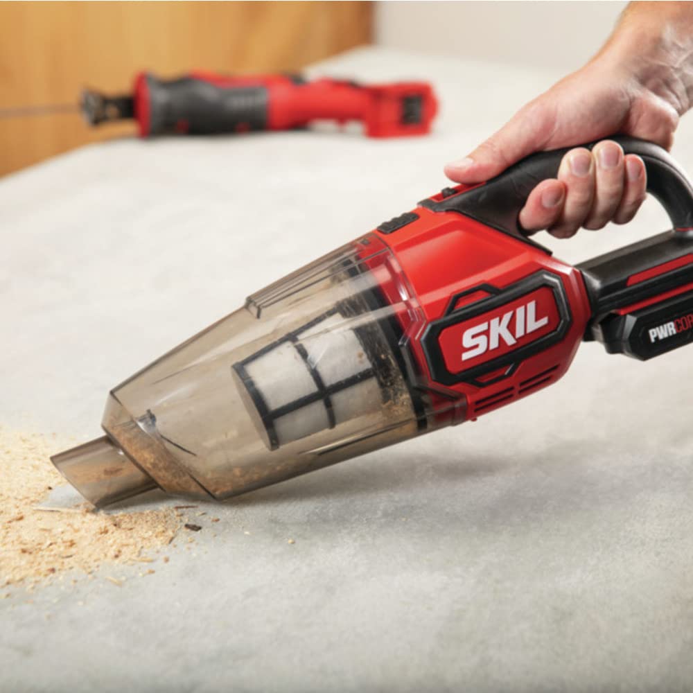 SKIL PWR CORE 20 20V Handheld Vacuum, Tool Only, Battery and